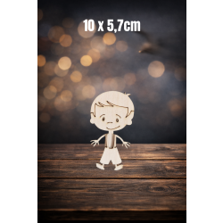Chłopczyk 10cm, zarys, sklejka 3mm